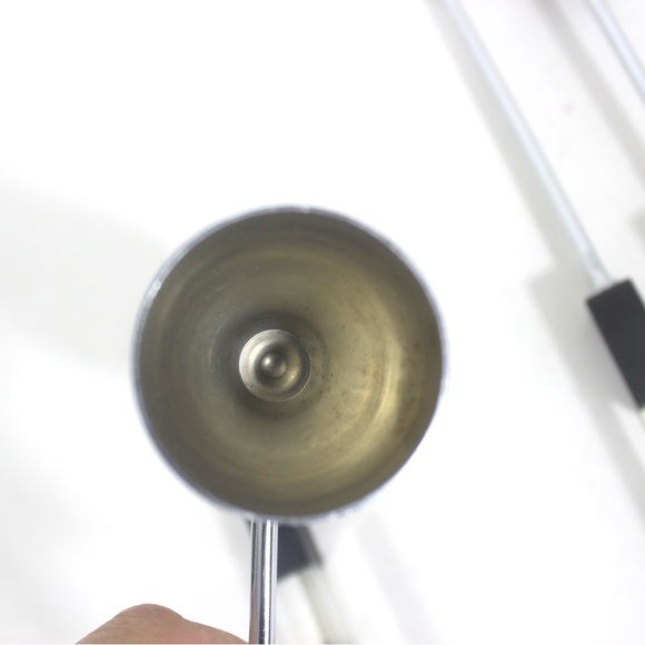 Mid Century Swank Lucite Bar Tool Set with Pearls Seaweed and Shells Steel - Picture 7 of 8